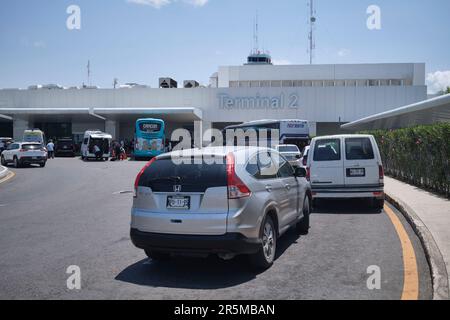 Terminal 2 Cancun Flughafen Yucatan Mexiko Stockfoto