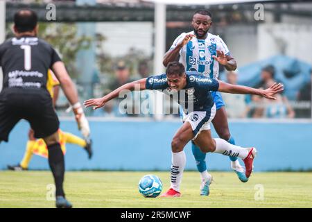 Belem, Brasilien. 04. Juni 2023. PA - BELEM - 06/04/2023 - BRASILEIRO C 2023, PAYSANDU X SAO JOSE - Bruno Alves Spieler von Paysandu während eines Spiels gegen Sao Jose im Curuzu Stadion für die brasilianische Meisterschaft C 2023. Foto: Fernando Torres/AGIF/Sipa USA Guthaben: SIPA USA/Alamy Live News Stockfoto