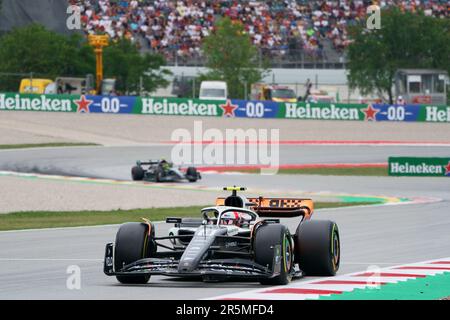 Barcelona, Spanien. 4. Juni 2023: Circuit de Barcelona-Catalunya, Barcelona, Spanien: Formel 1 Grand Prix 2023: Renntag: Lando Norris McLaren Credit: Action Plus Sports Images/Alamy Live News Stockfoto