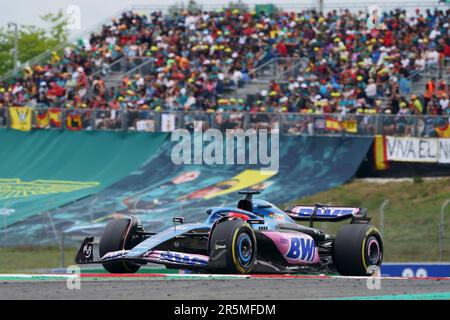 Barcelona, Spanien. 4. Juni 2023: Circuit de Barcelona-Catalunya, Barcelona, Spanien: Formel 1 Grand Prix Spanien 2023: Renntag: Esteban Ocon Alpine Credit: Action Plus Sports Images/Alamy Live News Stockfoto