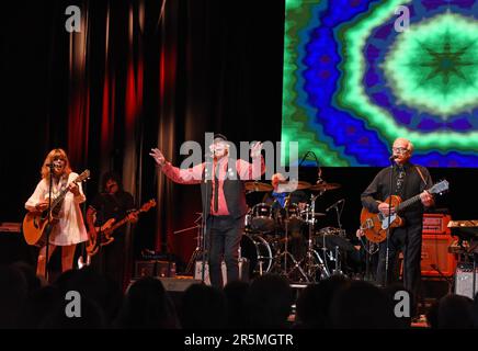 Hiawassee, GA, USA. 3. Juni 2023. Cowsill auf der Bühne für Happy Together Tour 2023, Anderson Music Hall, Hiawassee, GA 3. Juni 2023. Kredit: Derek Storm/Everett Collection/Alamy Live News Stockfoto