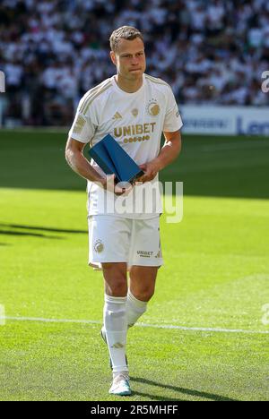 Kopenhagen, Dänemark. 04. Juni 2023. Viktor Claesson (7) vom FC Kopenhagen, der während des Superliga-Spiels 3F zwischen dem FC Kopenhagen und dem FC Randers in Parken in Kopenhagen gesehen wurde. (Foto: Gonzales Photo/Alamy Live News Stockfoto