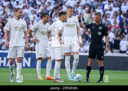 Kopenhagen, Dänemark. 04. Juni 2023. Schiedsrichter Jonas Hansen beim Superliga-Spiel 3F zwischen dem FC Kopenhagen und dem Randers FC in Parken in Kopenhagen. (Foto: Gonzales Photo/Alamy Live News Stockfoto