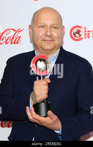 27. April 2023, Las Vegas, NV, USA: LOS ANGELES - 27. April: Chris Meledandri bei der CinemaCon 2023 - Big Screen Achievement Awards im Omnia Nightclub im Caesars Palace am 27. April 2023 in Las Vegas, NV (Kreditbild: © Kay Blake/ZUMA Press Wire) NUR ZUR REDAKTIONELLEN VERWENDUNG! Nicht für den kommerziellen GEBRAUCH! Stockfoto