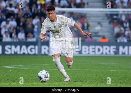 Kopenhagen, Dänemark. 04. Juni 2023. Roony Bardghji (40) vom FC Kopenhagen, der während des Superliga-Spiels 3F zwischen dem FC Kopenhagen und dem Randers FC in Parken in Kopenhagen gesehen wurde. (Foto: Gonzales Photo/Alamy Live News Stockfoto