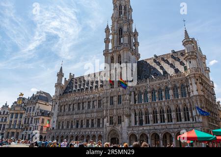 Grand Place, Brüssel, Belgien, 20. Mai 2023 Stockfoto