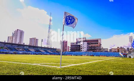 Belem, Brasilien. 04. Juni 2023. PA - BELEM - 06/04/2023 - BRASILEIRO C 2023, PAYSANDU X SAO JOSE - Allgemeine Ansicht des Stadions Curuzu für das Spiel zwischen Paysandu und Sao Jose für die brasilianische Meisterschaft C 2023. Foto: Fernando Torres/AGIF/Sipa USA Guthaben: SIPA USA/Alamy Live News Stockfoto