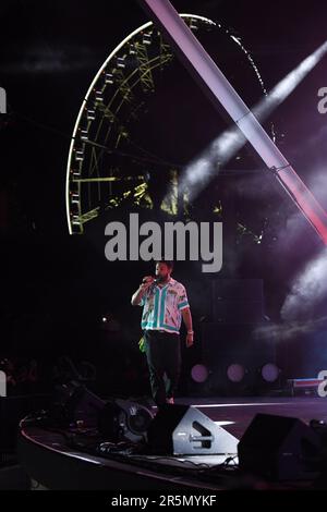 Miami, Florida, USA. 03. Juni 2023. Shaggy tritt während der Hot Summer Nights Tour im FPL Solar Amphitheatre am 3. Juni 2023 in Miami Florida auf. Kredit: Mpi04/Media Punch/Alamy Live News Stockfoto