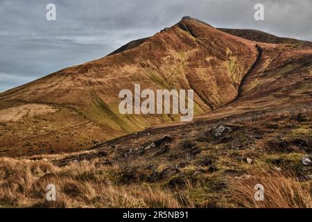 Caherconree, Slieve Mish Mountains, Ballyarkane Oughter, Dingle Peninsula, County Kerry, Irland Stockfoto