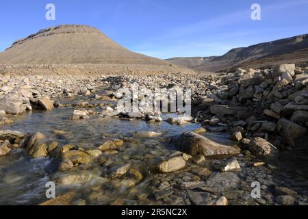 Dundas Harbour, Devon-Insel, Nunavut, Kanada Stockfoto