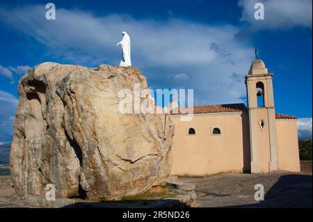 Notre Dame de la Serra, Heiligtum, Calvi, Korsika, Frankreich Stockfoto