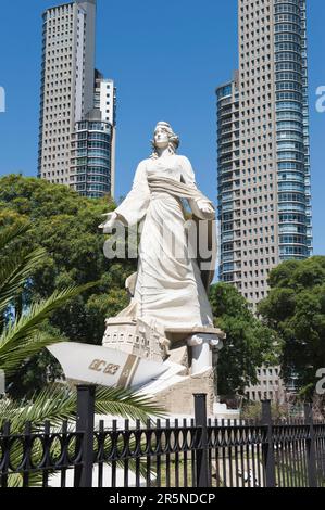 Denkmal der Küstenwache, Puerto Madero District, Buenos Aires, Argentinien Stockfoto