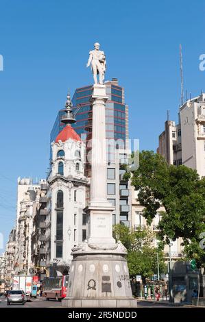 Plaza Lavalle, General Juan Lavalle Column, Buenos Aires, Argentina Plaza Lavalle, General Juan Lavalle Column, Argentinien Stockfoto