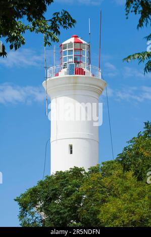 Leuchtturm, Colonia del Sacramento, Uruguay Stockfoto