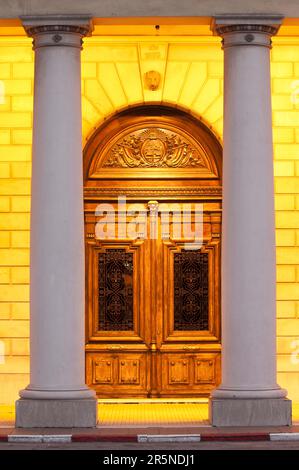 Edificio Jose Artigas, ehemaliges Büro der nationalen Regierung, Plaza Independencia, Montevideo, Uruguay Stockfoto