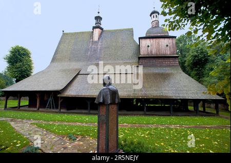 Hölzerne Kirche, St. Jacob, Sekowa, Kleinpolen, Polen Stockfoto