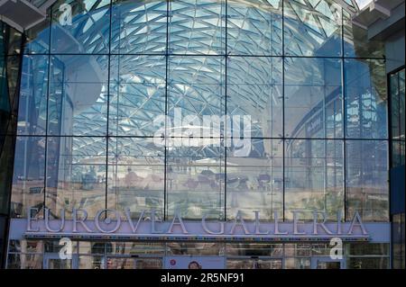 Eurovea Galleria, Einkaufszentrum, Bratislava, Slowakei, Bratislava Stockfoto