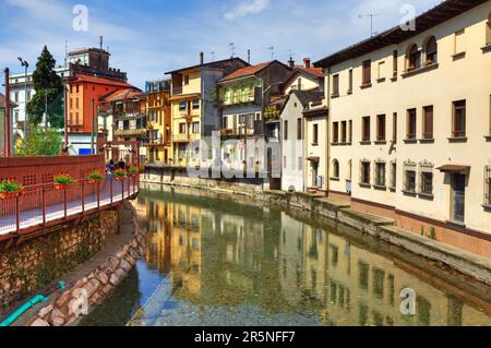 Fluss Nigoglia, Omegna, Provinz Verbano-Cusio-Ossola, Piemont, Italien Stockfoto