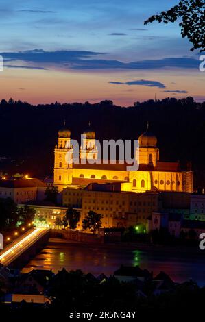 St. Stephen's Cathedral, River Inn, Niederbayern, Bayern, St. Stephansdom, Deutschland Stockfoto