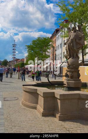 Bayreuth, Maximilianstraße, Oberfrankreich, Franken, Bayern, Deutschland Stockfoto