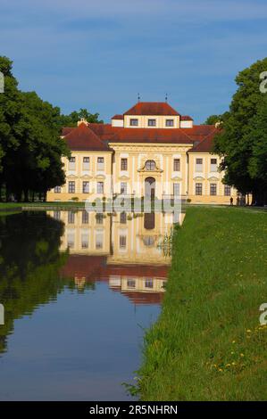 Schloss Lustheim, Schloss Lustheim, Schloss Schleissheim, Oberschleissheim, in der Nähe von München, Oberbayern, Bayern, Deutschland Stockfoto