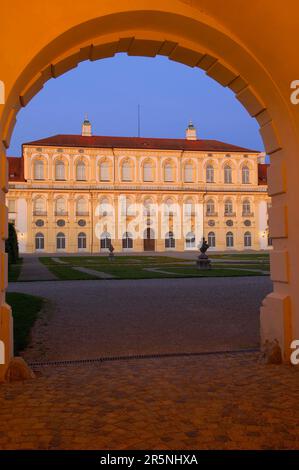 Schleissheim-Palast, Schleissheim-Schloss, Neues Schloss Schleissheim, Neues Schleissheim-Schloss, Oberschleissheim, Nahe München, Oberbayern, Bayern Stockfoto