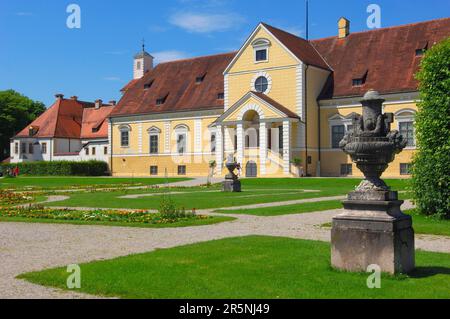 Alter Schleissheim-Palast, Schleissheim-Palast, Oberschleissheim, nahe München, Oberbayern, Bayern, Deutschland Stockfoto