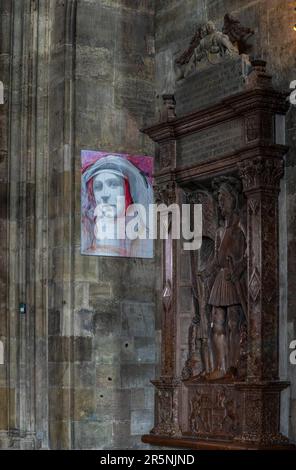 Innenansicht, St. Stephen's Cathedral auf St. Stephansplatz, Wien, Österreich, Europa Stockfoto