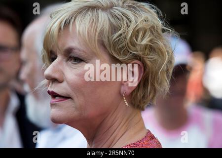 Deutsche Schauspielerin Anna Kasprik, Deutscher Filmpreis Lola 2023, Berlin, Deutschland, Europa Stockfoto
