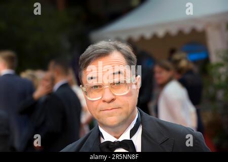 Deutscher Schauspieler, Musiker, Regisseur und Produzent Jan Josef Liefers, Deutscher Filmpreis Lola 2023, Berlin, Deutschland, Europa Stockfoto