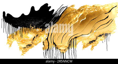 Farbenfrohe Alkoholtinte Kunsttexturhintergrund. (Vom Computer digital generierte 2D-Darstellung.) Stockfoto