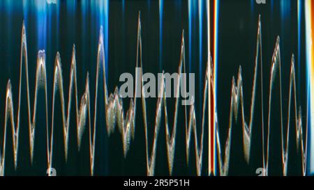 Verzerrung überlagert Störgeräusche Staubkratzer Stockfoto