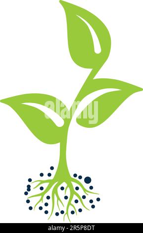 Seedling – Freie Natursymbole – perfekt für gedruckte Dateien und Präsentationen, das Entwerfen und entwickeln von Websites, Werbematerialien und Illustrationen Stock Vektor