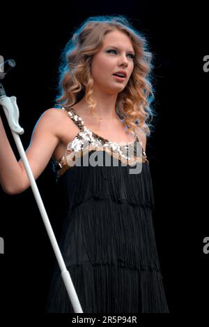 Taylor Swift, V2009, Hylands Park, Chelmsford, Essex, Großbritannien - 22. August 2009 Stockfoto