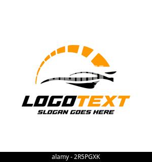 Einfache Elegante Automotive-Logo-Vorlage Stock Vektor