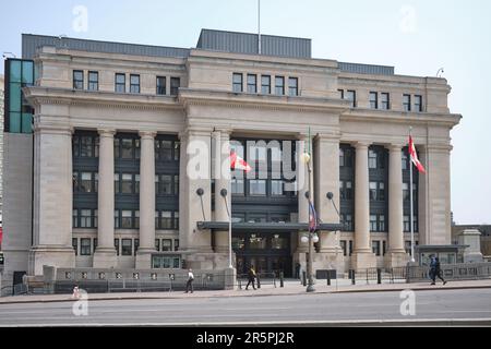 Das Gebäude des Senats von Kanada in Ottawa, Kanada Stockfoto
