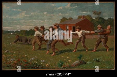 Snap the Whip Künstler: Winslow Homer (American, Boston, Massachusetts 1836–1910 Prouts Neck, Maine) Datum: 1872 Stockfoto