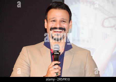 Vivek Oberoi, Vivek Anand Oberoi, indischer Schauspieler, Filmförderung, Bank Chor, Mumbai, Indien, 29. Mai 2017 Stockfoto