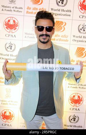 Vivek Oberoi, Vivek Anand Oberoi, indischer Schauspieler, No to Tobacco Campaign, Mumbai, Indien, 30. Mai 2017 Stockfoto