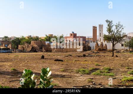 Muzahmiyah Altstadt - Morgenlicht Stockfoto