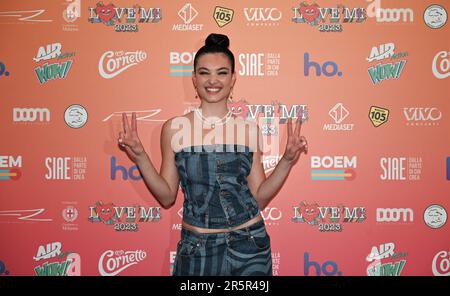 Mailand, . 05. Juni 2023. Milano, Italien LOVE MI 2023 PhotoCall Presentation Konzert am 27. 2023. Juni auf der Piazza Duomo Foto: Mariasole Pollio Credit: Independent Photo Agency Srl/Alamy Live News Credit: Independent Photo Agency/Alamy Live News Stockfoto