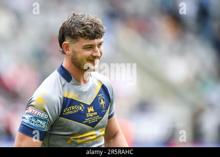 Newcastle, England - 4. Juni 2023 - Wakefield Trinity's Jordy Crowther. Rugby League Magic Weekend, Wakefield Trinity gegen Leigh Leopards im St. James Park, Newcastle, Großbritannien Stockfoto