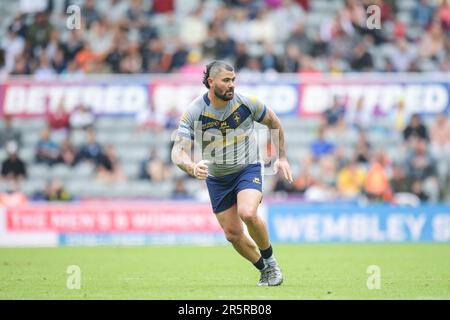 Newcastle, England - 4. Juni 2023 - David Fifita von Wakefield Trinity. Rugby League Magic Weekend, Wakefield Trinity gegen Leigh Leopards im St. James Park, Newcastle, Großbritannien Stockfoto