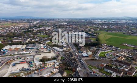 Limerick, Clare St., Irland 05,März,2023 Ansicht der neuen Stadtentwicklungserweiterung Stockfoto