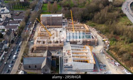 Limerick, Clare St., Irland 05,März,2023 Ansicht der neuen Stadtentwicklungserweiterung Stockfoto