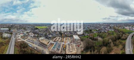 Limerick, Clare St., Irland 05,März,2023 Ansicht der neuen Stadtentwicklungserweiterung Stockfoto