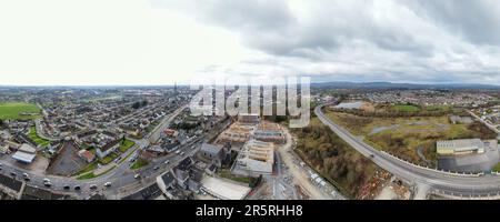 Limerick, Clare St., Irland 05,März,2023 Ansicht der neuen Stadtentwicklungserweiterung Stockfoto