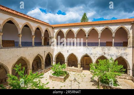 Portugal, Tomar, ehemaliger Sitz des Templerordens, Kloster Christi aus dem 12. Jahrhundert (UNESCO-Weltkulturerbe), Claustro da Lavagem (Waschkloster) Stockfoto