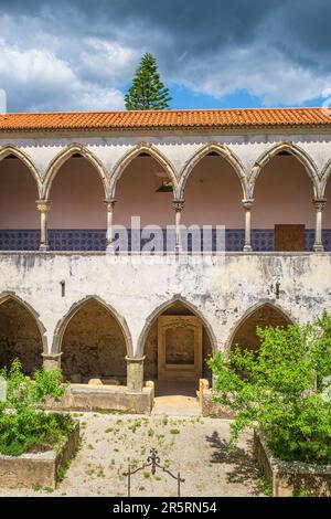 Portugal, Tomar, ehemaliger Sitz des Templerordens, Kloster Christi aus dem 12. Jahrhundert (UNESCO-Weltkulturerbe), Claustro da Lavagem (Waschkloster) Stockfoto