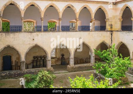 Portugal, Tomar, ehemaliger Sitz des Templerordens, Kloster Christi aus dem 12. Jahrhundert (UNESCO-Weltkulturerbe), Claustro da Lavagem (Waschkloster) Stockfoto